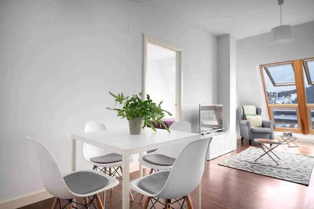 Atico Centro Para 3, Ac, Luz Y Comodidad San Sebastián Apartmán