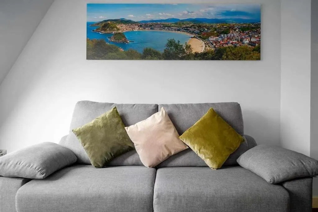 Atico Centro Para 3, Ac, Luz Y Comodidad San Sebastián